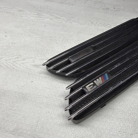 01-06 BMW E46 M3 Front Fender Vents Grilles Grills Chrome Genuine OEM