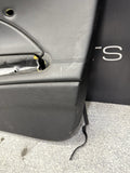 01-06 BMW E46 M3 FRONT PASSENGER RIGHT SIDE DOOR PANEL CARD BLACK OEM