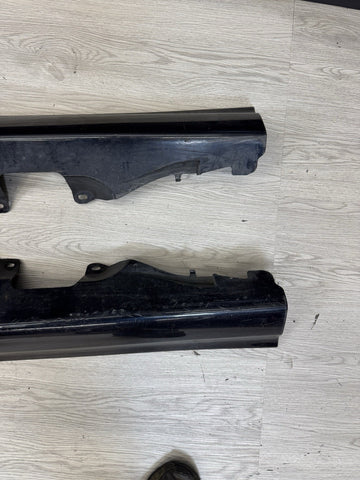 01-06 BMW E46 M3 Rocker Panel Side Skirts OEM Carbon Black *Notes*