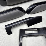 01-06 BMW E46 M3 Convertible Interior Armrests Trim Set Piano Black *Notes*