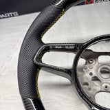 Porsche 911.1 GT3 2015 Steering Wheel Carbon Fiber PDK Carbon Trim Yellow