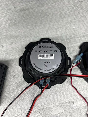 ROCKFORD FOSGATE POWER T152-S 5.25" COMPONENT SPEAKERS TWEETERS CROSSOVERS