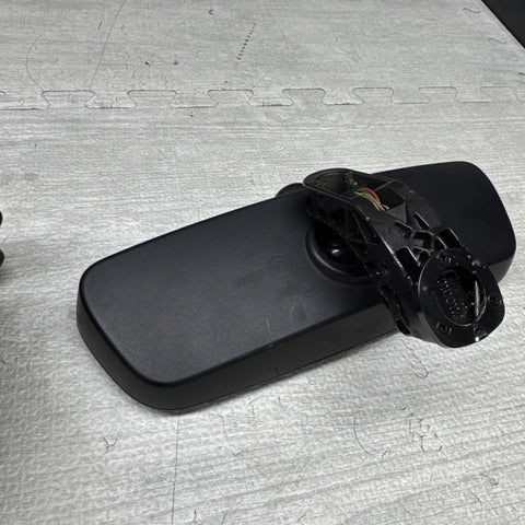 01-06 BMW E46 M3 Rectangle Rearview Rear View Mirror SOS *Yellow Glass