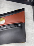 08-13 BMW E93 M3 Convertible Rear Right Door Card Panel Trim Fox Red