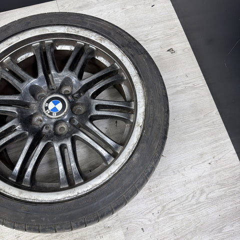 01-06 BMW E46 M3 Factory Front 18x8 M Double Spoke Alloy Style 67 Wheel 18" OEM