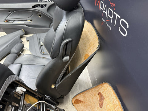01-06 BMW E46 M3 Coupe Interior Front Seats Black Powered / Heated