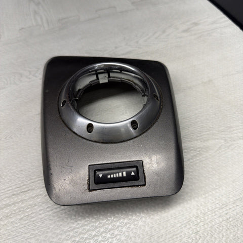 01-06 BMW E46 M3 Center Dome SMG Shift Plate Titan Shadow Grey