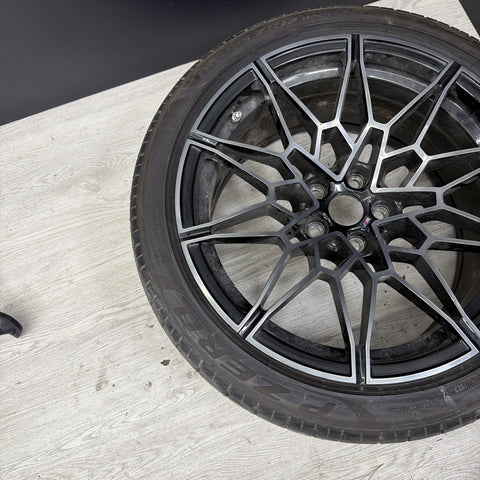 OEM BMW 21-26 G80 G82 G83 M3 M4 19” Front Wheel Rim Style 826M 19x9.5