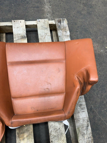 BMW E46 M3 01-06 Rear Seat Back Bench Cushion Cinnamon Leather Convertible