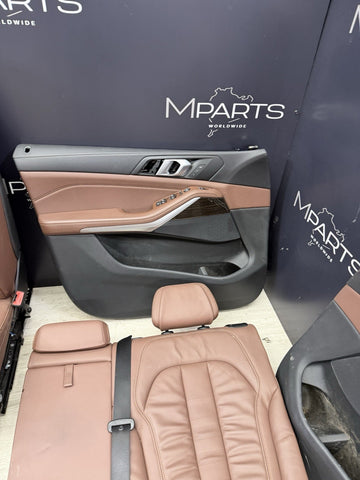 BMW 19-23 G05 X5 COFFEE LEATHER SEATS & PANELS SET