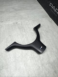 OEM 01-06 BMW E46 M3 Lower Steering Wheel Trim Cover Plate Black