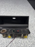 BMW E36 Center Console Panel Bezel Storage Cubby Alarm LED Heated Seats LM33 OEM