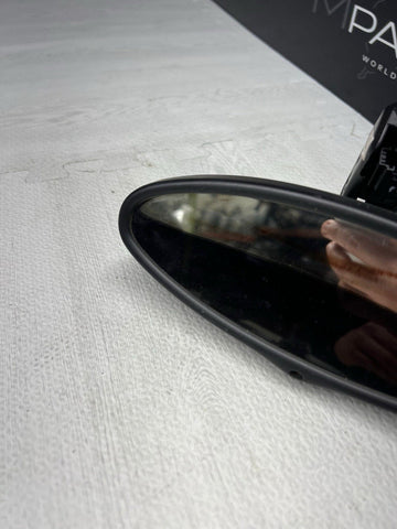 01-06 BMW E46 M3 Rearview Rear View Oval Mirror *Damage