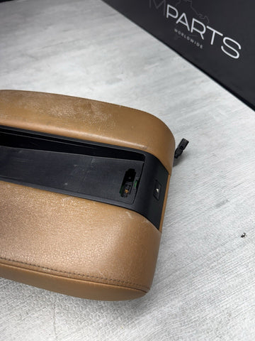 OEM 1998-2003 BMW E39 M5 Center Console Armrest Beige
