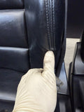 01-06 BMW E46 M3 Convertible Interior Front Heated Seats Black *Notes*