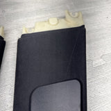 00-03 BMW E39 M5 B-Pillar Column Interior Upper Cover Pair  Black OEM