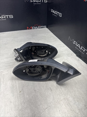 08-13 BMW E92 E93 M3 Left Right Fold Mirrors Matte Black / Silverstone *Notes*