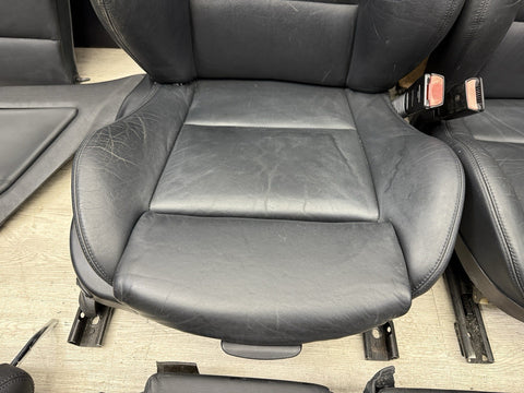 01-06 BMW E46 M3 Coupe Interior Front Seats Black Powered / Heated