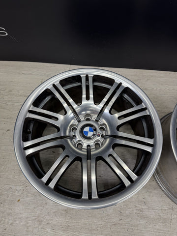OEM / REFINISHED BMW 01-06 E46 M3 19” Style 67 Wheels Rims Staggered Set