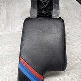 01-06 BMW E46 M3 Center Console Armrest Arm Rest Black Leather Wrapped