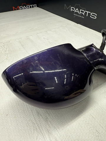 01-06 BMW E46 M3 Left Driver Side View Mirror Twilight Purple *Inner Bracket