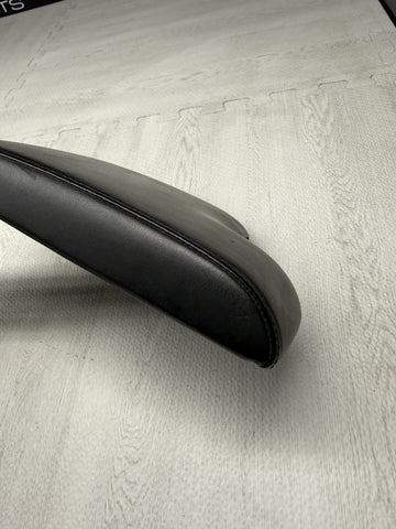01-06 BMW E46 M3 Center Console Armrest Arm Rest Black Leather Top