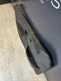 96-02 BMW Z3M Front Left Driver Door Card Panel Cover Trim Leather Black *Crack*