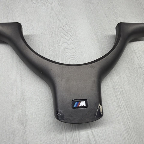 OEM 01-06 BMW E46 M3 Lower Steering Wheel Trim Cover Plate Titan Shadow Grey