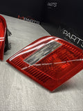 03-06 BMW E46 325 330 M3 Trunk Mounted Inner Tail lights Pair 6920705 6920706