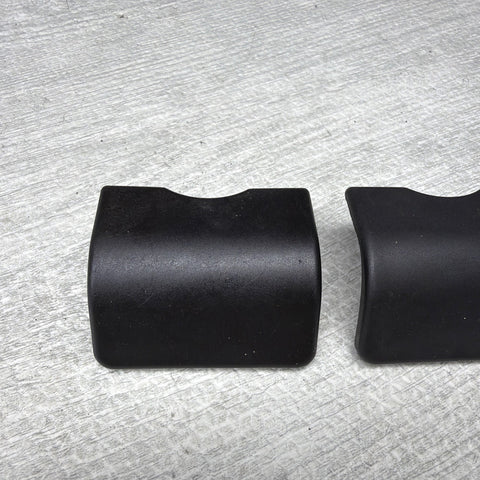 BMW GENUINE OEM E46 M3 01-06 BLACK REAR CHILD SEAT TRIM CAPS PAIR 7009902