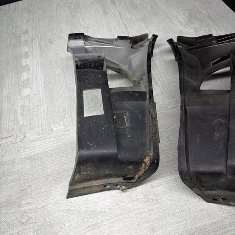 01-06 BMW E46 M3 FRONT BUMPER COVER GUARDS BRACKETS 2695247