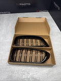 NEW BMW 15-20 F80 F82 F83 M3 M4 Front Kidney Grilles Gloss Black Set