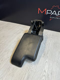 01-06 BMW E46 M3 Center Console Armrest Arm Rest Black Leather / Alcantara Sides