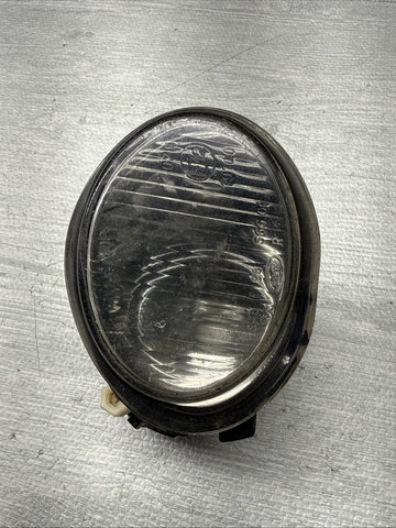 01-06 BMW E46 M3 Front Left Driver Bumper Fog Light Clear Fluted OEM