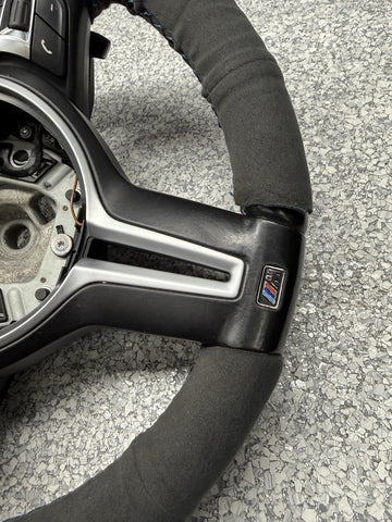 BMW Steering Wheel 15-20 F80 F82 F83 M3 M4 Rewrapped