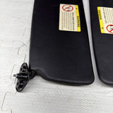 BMW 94-99 E36 M3 Black Sun Visors Sunvisors Pair OEM