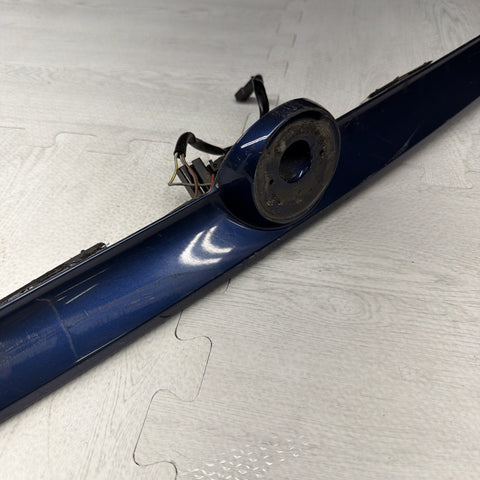 01-06 BMW E46 M3 Convertible Trunk Lid Grip Key Deck Handle Mystic Blue *Cracks*