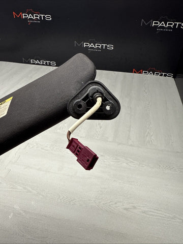 08-13 OEM BMW E92 328 335 M3 Coupe Right Passenger Sun Visor Black Felt