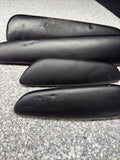 01-06 BMW E46 M3 Convertible Door Arm Rest Armrest Pads Black *Broken Tab*