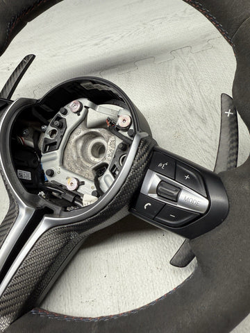 BMW CS Alcantara Steering Wheel Complete 15-20 F80 F82 F30 F32 M3 M4