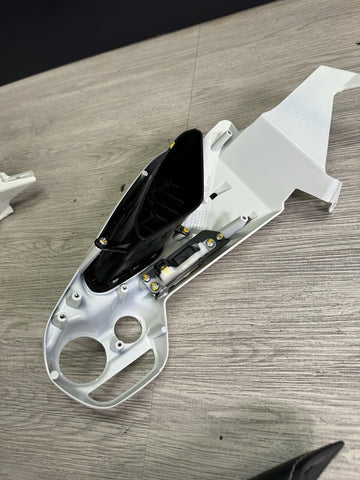 15-20 Ferrari 488 White Interior Dash Vents Trims Set