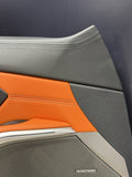 BMW 21-26 G80 M3 Front Left Kyalami Orange Leather Door Panel