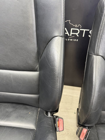 01-06 BMW E46 M3 Convertible Interior Front Heated Seats Black *Notes*