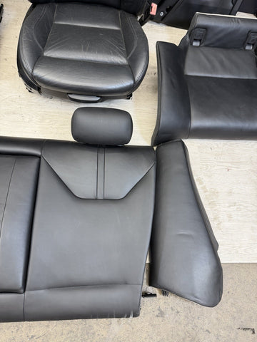 08-13 BMW E92 M3 Coupe Original Novillo Black Interior  Seats Complete Heated