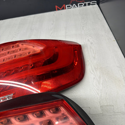 11-13 BMW OEM E93 M3 335 LCI Rear Left Right Tail Lights Side Stop Lights Inner