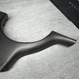 OEM 01-06 BMW E46 M3 Lower Steering Wheel Trim Cover Plate Titan Shadow Grey