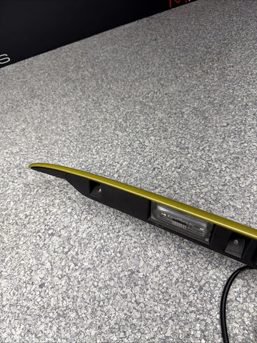 03-06 BMW E46 M3 Coupe Trunk Lid Grip Key Deck Handle Phoenix Yellow