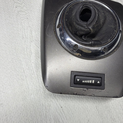 01-06 BMW E46 M3 Center Dome SMG Shift Plate Titan Shadow Grey