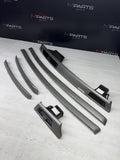 09-13 OEM BMW E92 E93 335is Dash Glacier Silver Aluminum Interior Trim Set