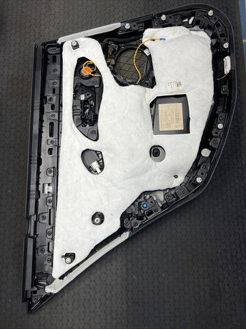 BMW 21-24 G80 M3 Sedan OEM Rear Right Passenger Door Card Panel Silverstone